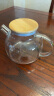 美斯尼 玻璃茶壶泡茶壶花果茶冷饮凉水壶加厚耐热烧水壶家用茶具套装 单壶1000毫升 ( 3-5人 ) 实拍图