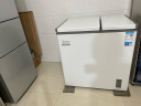 美的（Midea）179升双温双箱商用家用冰柜 大冷冻小冷藏卧式顶开门冰柜 小型冰箱节能低音冷柜BCD-179DKEM(E) 实拍图