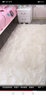 牧诺床边毯卧室地毯客厅毛绒简约加厚长毛绒可爱毯房间地毯 毛绒 纯白色 200cm*80cm 实拍图