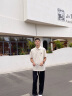 Foss Phil裤子男士春夏季宽松垂感休闲长裤印花运动阔腿直筒裤FPK19黑色3XL 实拍图