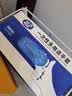 超护 一次性手套加长耐用厨房女洗碗洗菜餐饮食品家务防油污橡胶手套 9寸蓝丁腈手套大码L（100只/盒） 实拍图