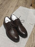 海澜之家HLA皮鞋男商务正装秋冬鞋子德比休闲男鞋HAAPXM4DBG576 棕色40 实拍图