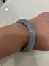 周大生【新年礼物】翡翠手镯芙蓉种瓜青灰底平安镯玉镯女款送女友 57mm 实拍图
