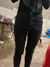 佐马仕 蓝灰高腰牛仔裤女秋冬季新款加绒加厚韩版修身弹力显瘦紧身九分 灰色 加绒 26 实拍图