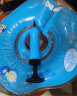 马博士 婴儿游泳圈新生儿宝宝脖圈颈圈婴儿洗澡用具戏水玩具生日礼物 蓝色小号7.5cm 实拍图