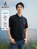 beanpole【凉感】男女同款   2025夏季索罗娜商务短袖T恤POLO 黑色 M 175/92A 实拍图