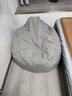 米昊（MIHAO） 懒人沙发豆袋踏踏米休闲椅小户型豆袋客厅创意阳台躺卧沙发椅子 加大填充 超大号浅灰|含脚蹬毛毯 实拍图