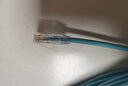 PANDUIT 泛达超六类细网线CAT6A类跳线家用电脑宽带POE监控万兆高速成品线 赤茶橘 10米 实拍图