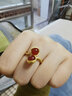 周生生  黄金戒指足金g 系列玛瑙戒指  女款 86127R  定价 13圈 晒单实拍图