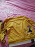 玖卡依卫衣女中长款假两件2025春秋装新款韩版宽松薄款长袖上衣外套潮 黄色女孩 3XL 建议145-165斤 实拍图