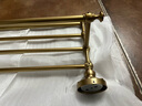 女皇世家 仿古花瓣浴巾架卫生间毛巾架套装黄铜欧式加厚壁挂浴室五金挂件 花瓣双杆毛巾架 实拍图
