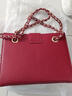 星昔红色结婚包包女2023新款高级质感秋冬菱格单肩包斜挎包婚礼新娘包 红色 实拍图