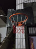 驯良鸽 篮球框 成人室内外家用墙壁标准挂式户外篮球架篮筐投篮铁圈 普通空心框45cm+球网+膨胀螺丝 实拍图