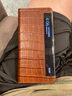 洽利 适用荣耀magic v2手机壳华为V2折叠屏保护套至臻版防摔翻盖支架智能休眠磁吸全包真皮套男款 荣耀Magic V2 鳄鱼纹二代棕色【头层牛皮】 实拍图