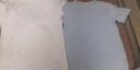 网易严选纯棉T恤男女同款短袖简约纯色宽松舒适内搭外穿百搭清爽 浅粉色 （迭代升级） L 170/92A 实拍图