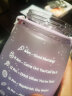 沽咚小茗  渐变色水杯女大容量塑料水杯 吸管杯子网红可爱高颜值大肚杯 紫色1200ML 晒单实拍图