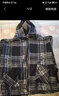 莫代尔格子外套女2025春秋新款开衫时尚修身显瘦加厚保暖女装上衣 黑色 M 实拍图