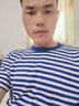 体能服 短袖海魂衫男体能短袖套装体能服蓝白t恤体能训练迷彩服圆领休闲意設透气迷彩短袖T恤 单上衣 165-170/92-96 实拍图