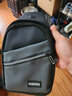 袋鼠单肩包男斜挎包轻便小包休闲牛津布胸包运动男包耐磨小背包 灰色 实拍图