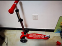 micromicro儿童滑板车迷你小童2-5岁初学者三轮滑板车踏板车童车 红色 LED前轮 建议身高85-110CM 实拍图