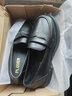 品牌断码真皮软底单鞋女防滑休闲小皮鞋一脚蹬懒人乐福鞋女百搭舒 黑色 37 实拍图