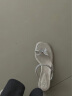 百丽小福蝶夹脚人字拖女24夏季新商场同款水钻拖鞋A9K1DBL4预售 银色-粗跟款 38 晒单实拍图