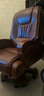 纽麦 老板椅 真皮电脑椅 按摩可躺皮质办公座椅子家用书房 总裁大班椅 头层牛皮+棕色 实拍图