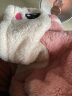 猫人睡袍女士睡衣女冬珊瑚绒可爱兔耳朵加厚加绒家居服女豆沙色2XL 实拍图
