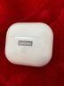 联想（Lenovo）thinkplus  真无线蓝牙耳机 半入耳式运动降噪重低音音乐游戏低延迟 通用华为苹果手机 LP40 白色 实拍图