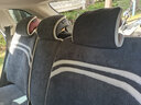布兰特 羊羔绒汽车坐垫冬季毛绒座垫短毛绒冬天保暖座套五座通用 半包羊羔绒-佩恩灰-标准版 实拍图