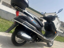 吉浪宇雨钻省油125踏板车摩托车男女款国四电喷燃油助力代步车可上牌 国四电喷标准版可上牌  黑色 实拍图