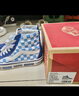 VANS范斯官方 SK8-Hi克莱因蓝棋盘格安纳海姆元气卡通风板鞋 蓝色/蓝白棋盘格 36.5 实拍图