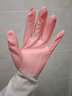 米帮手洗碗手套女耐用厨房刷碗洗衣服家务清洁耐磨防水手套橡胶乳胶手套 樱花粉-柔韧贴合【加厚款】 2双装 实拍图