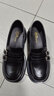 大东时尚乐福鞋女2025春季新款学院风中跟粗跟小皮鞋圆头女鞋0706 黑色 四季款底高3.8cm 37 实拍图