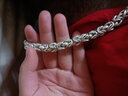 梦至尊999龙头项链男士时尚霸气链子足银潮男项链银饰礼物送男友 9毫米粗【82克65厘米长龙骨链】 实拍图