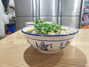 陶玲珑 面碗青花瓷酒店商用牛肉拉面烩粥米线碗家用中式陶瓷大号拌面碗 舌尖7.5英寸光面[18.7cm] 实拍图