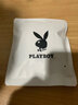 花花公子（PLAYBOY）男士内裤男纯棉10A抑菌四角短裤头裤衩宽松男式运动大码棉平角裤 【10A桑蚕丝抑菌】 黑色+铁灰+浅灰 3条 2XL （推荐140-160斤） 实拍图
