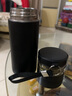 卡塞格林 保温杯 隔热泡茶杯茶水分离杯子不锈钢大容量车载水杯男士女生 雅黑 实拍图
