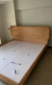 全友家居 床原木奶油风格板式床高脚双人床主卧室家具1.8米x2米大床 实拍图