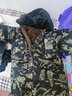 左斯客加绒加厚迷彩棉服男劳保棉袄工作服冬季加厚防风防寒中长款棉大衣 黑鹰四兜中长款 3xl适合145-160 实拍图