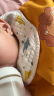 洁丽雅（Grace）A类纯棉8层围嘴4条装婴儿纱布口水巾围兜宝宝360度旋转吸水饭兜 实拍图