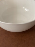錦鳯 纯白骨瓷碗米饭碗汤碗景德镇餐具家用陶瓷大面碗汤锅单个 小碗4.5英寸金钟碗 实拍图