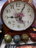 康巴丝（Compas）座钟家用台式客厅创意欧式复古桌面电子大号老式摆件康巴丝书房 古金3020 直径35.5厘米 实拍图