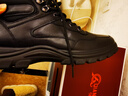 强人休闲鞋男头层牛皮加绒保暖棉皮鞋户外运动鞋 JDB2373022 黑色 42 实拍图