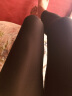 浪莎打底裤女夏季外穿九分冰丝裤小脚裤高腰弹力女裤 黑色 XL(适合125-150斤) 实拍图