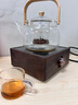 忆壶茶电陶炉小型煮茶器家用大功率静音烧水炉电热炉多功能新款蒸煮茶炉 胡桃木小方炉+雅茗煮茶壶1L 实拍图