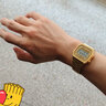 卡西欧（CASIO）手表 经典方块小金表时尚ins复古男表女表情侣表夜光电子表 A168WG-9W 36mm表盘男款 实拍图