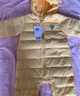 巴拉巴拉童装婴儿羽绒服宝宝轻薄连体衣抱衣爬服儿童冬装男童女童可爱萌趣 黄色小翅膀造型-白鸭绒 100 cm-充绒量54g 实拍图