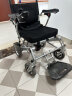 youngke央科电动轮椅老人折叠智能轻便全自动代步车 碳转印+20Ah锂电+远程遥控+续航约35KM 实拍图