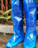 JAJALIN一次性防雨鞋套【50只装】儿童成人通用防水雨天加厚雨靴长高筒 晒单实拍图